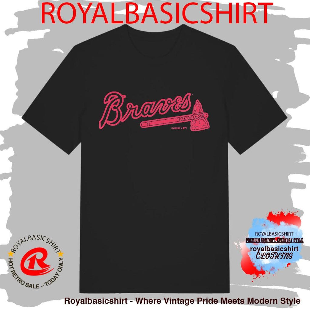 Atlanta Braves Slash Line Shirt