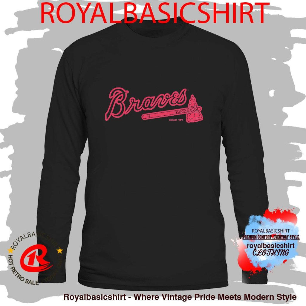 Atlanta Braves Slash Line Shirt