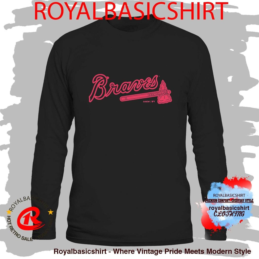 Atlanta Braves Slash Line Shirt