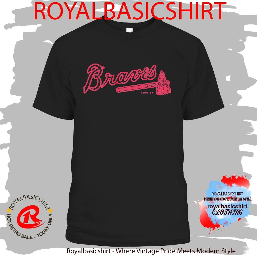 Atlanta Braves Slash Line Shirt