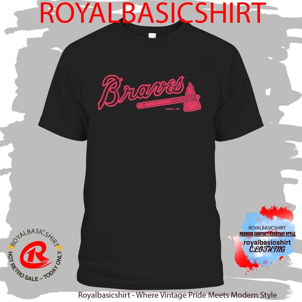 Atlanta Braves Slash Line Shirt