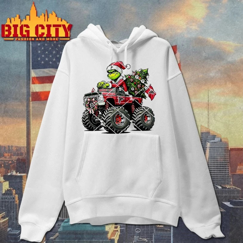 Atlanta Falcons Grinch Christmas Monster Truck shirt