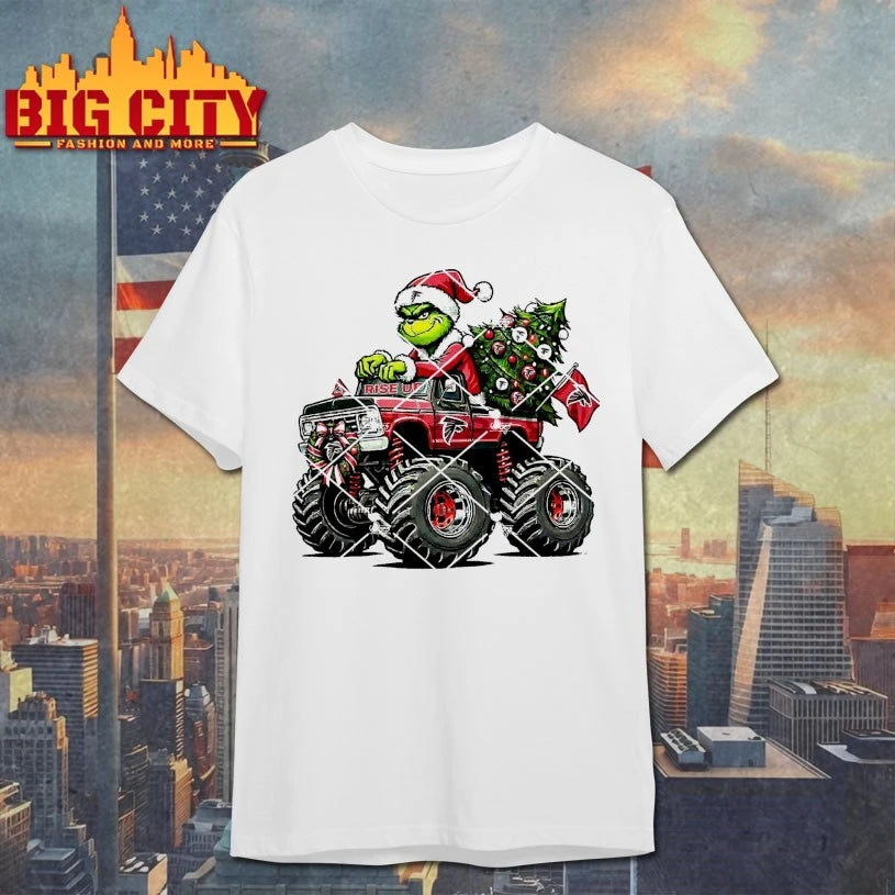 Atlanta Falcons Grinch Christmas Monster Truck shirt