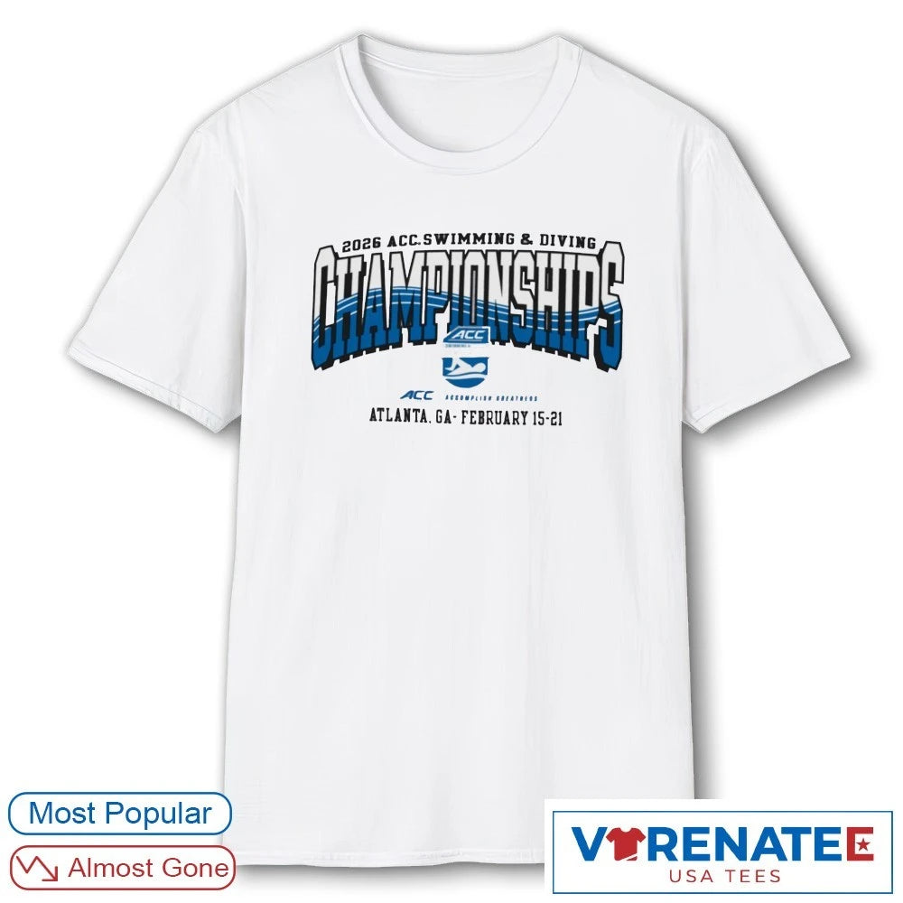 Atlantic Coast Conference Men’s &amp; Women’s Swimming &amp; Diving Championships Atlantic FA Feb 15-21 shirt