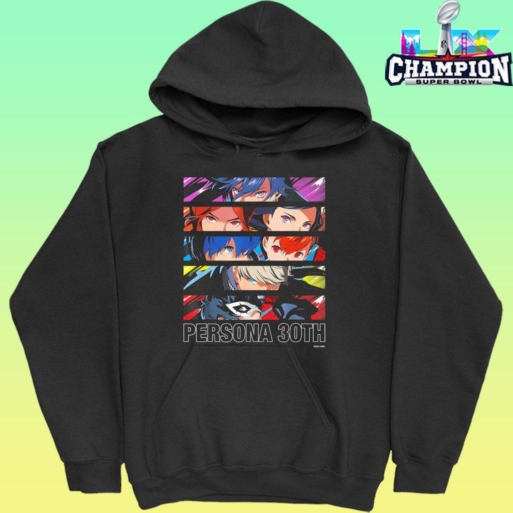 Atlus Persona 30th Protagonist Series Hero Line Up Shirt