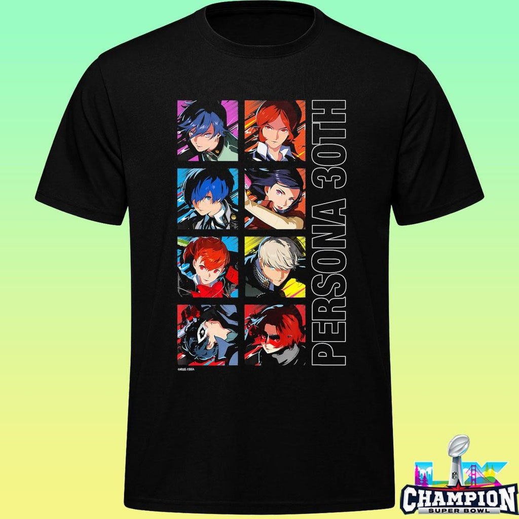 Atlus Persona 30th Protagonist Series Legacy Stack Shirt