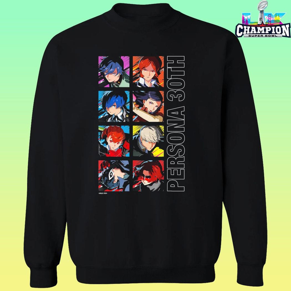 Atlus Persona 30th Protagonist Series Legacy Stack Shirt