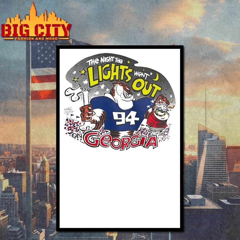 Auburn Tigers The Night The Lights Went Out Georgia Shirt
