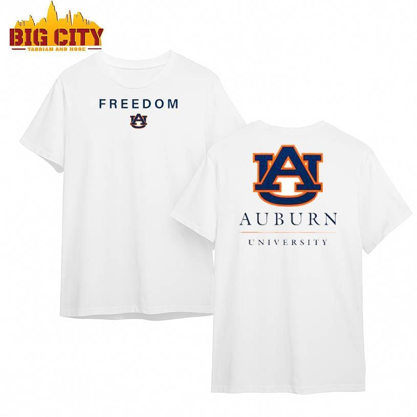 Auburn University Freedom 2025 Two Sided Shirt
