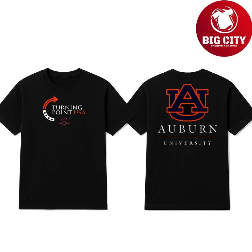 Auburn University Turning Point USA 2025 Two Sided Shirt