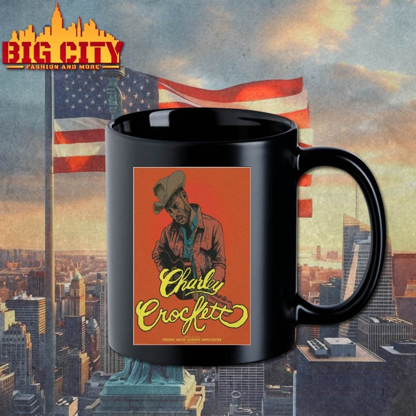 Aug 25, 2025 Charley Crockett Frederik Meijer Gardens Amphitheater, Grand Rapids, MI Concert Poster Shirts