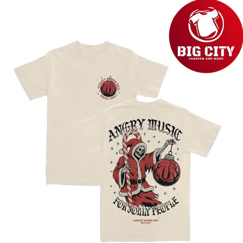 August Burns Red Tour Jolly Reaper 2025 Two Sided Shirt