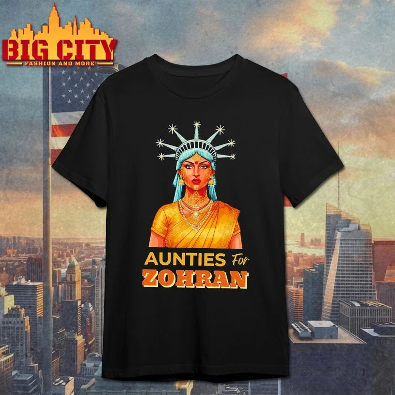 Aunties For Zohran NYC Grassroots Political shirt