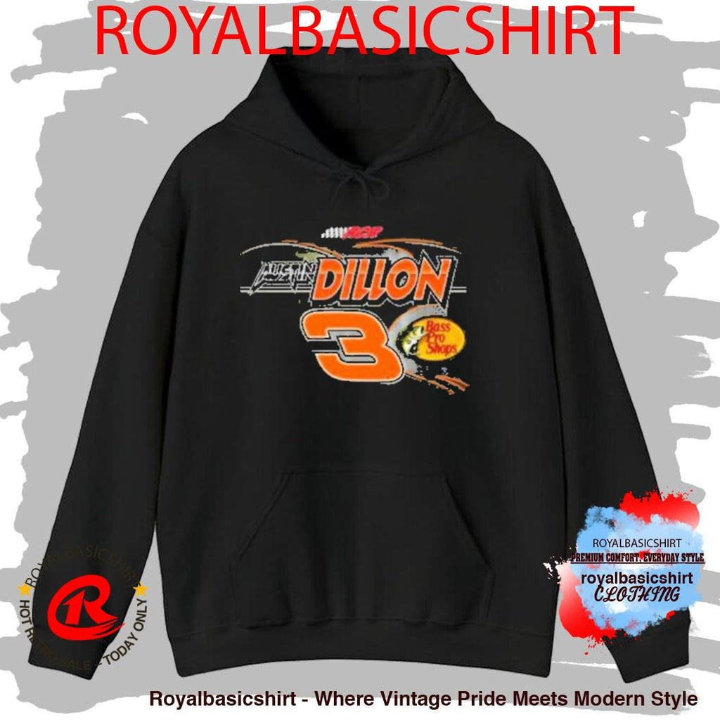 Austin Dillon 2026 Bass Pro Shops Winchester Black 2-Spot Shirt