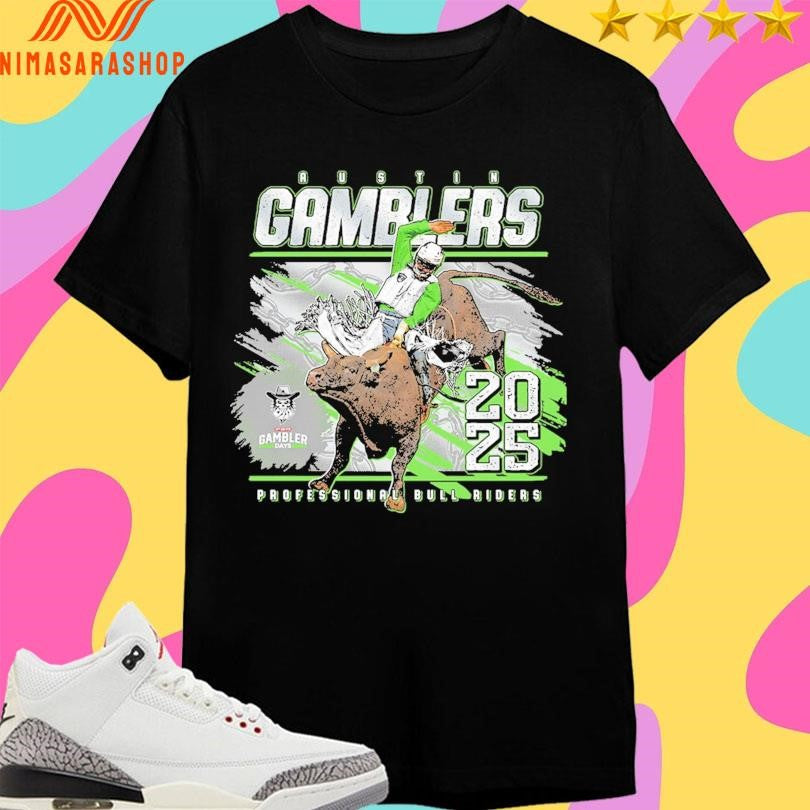 Austin Gamblers 2025 Event Professional Bull Riders Shirts