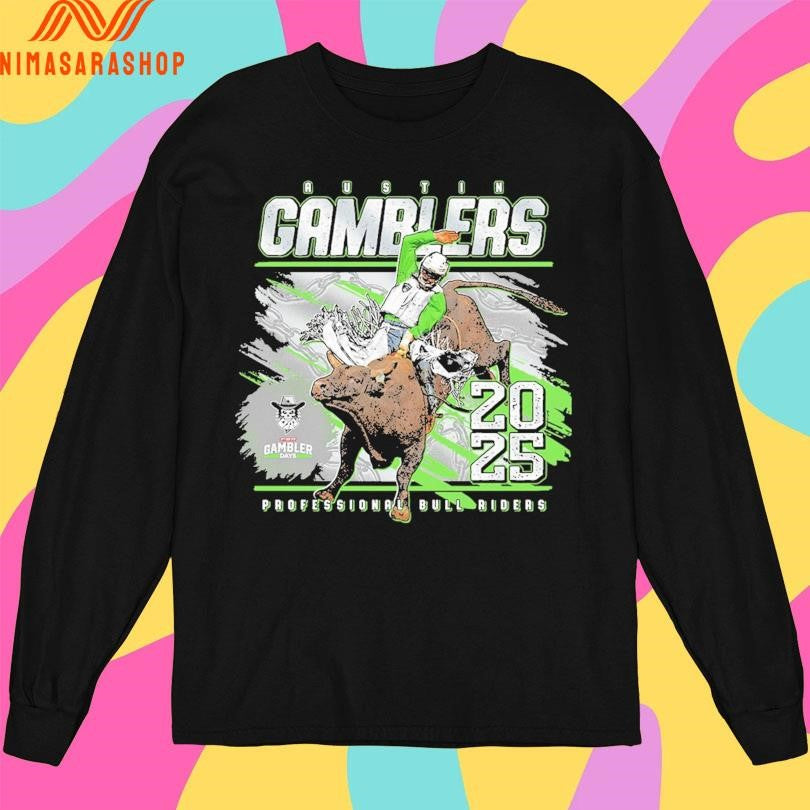 Austin Gamblers 2025 Event Professional Bull Riders Shirts