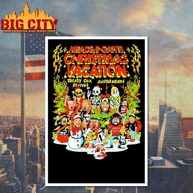 Austin Meade and Treaty Oak Revival Meade E Cak’s Christmas Vacation Tour 2025 Shirt