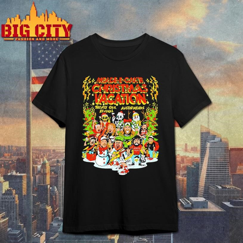 Austin Meade and Treaty Oak Revival Meade E Cak’s Christmas Vacation Tour 2025 Shirt