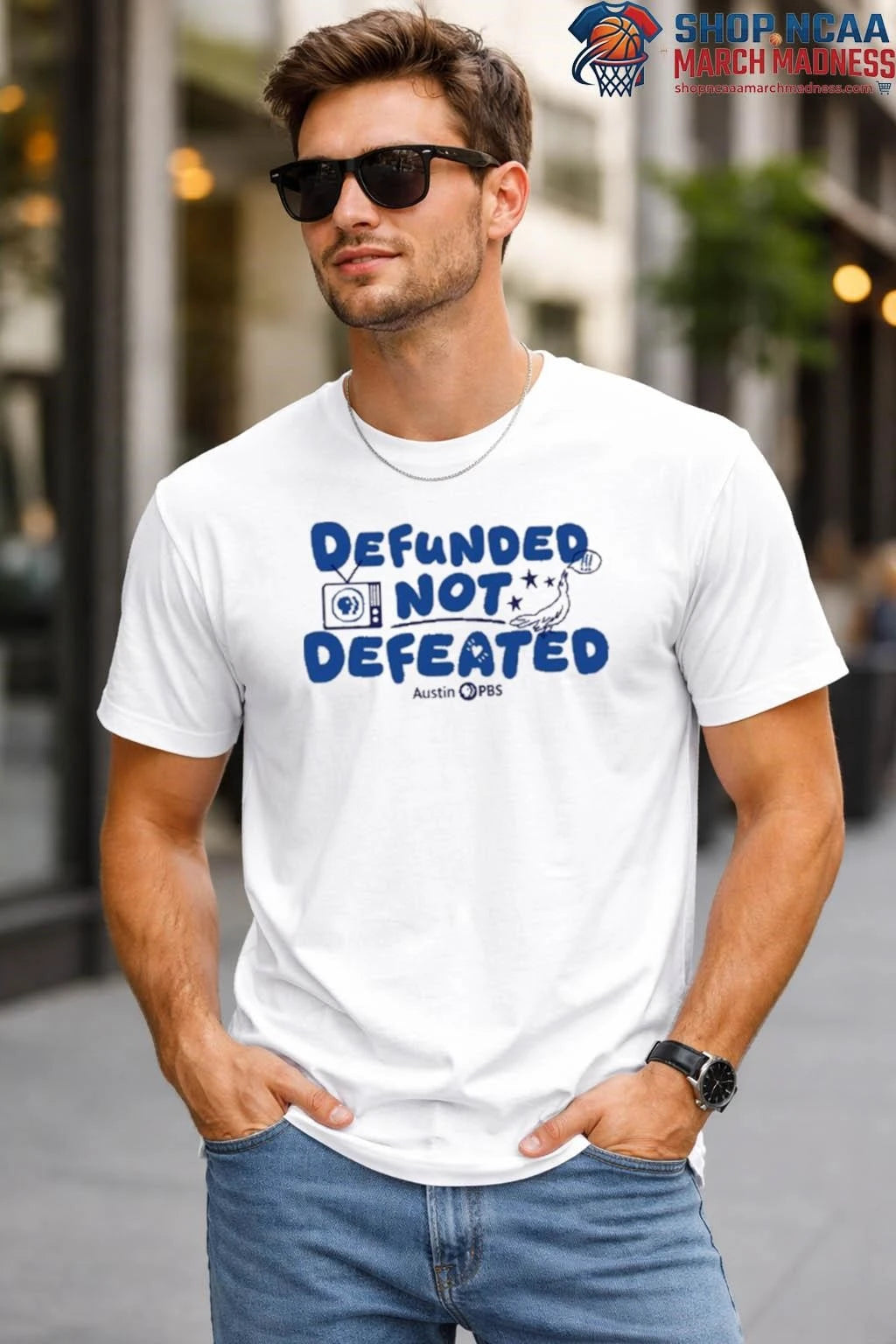 Austin PBS Defunded Not Defeated Tee Shirt