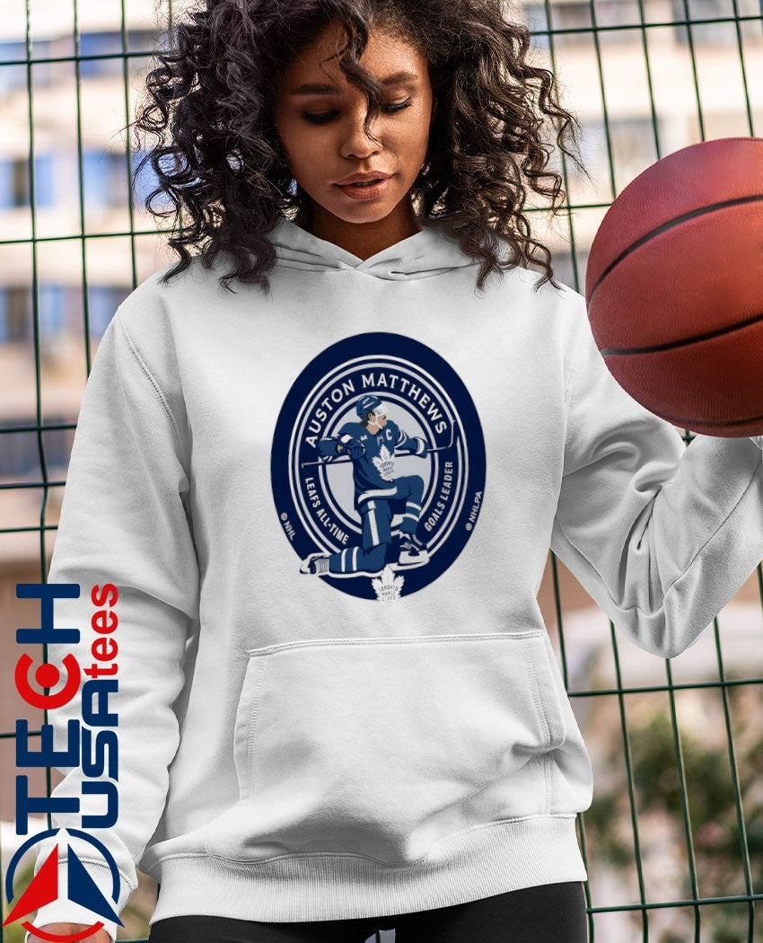 Auston Matthews All Time Goals Leader Toronto Maple Leafs 2025 shirt