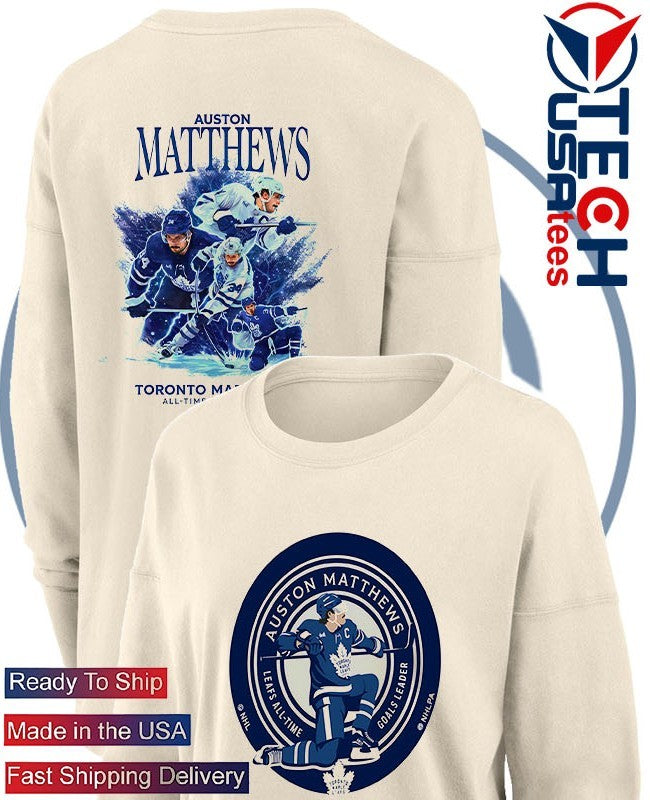 Auston Matthews Maple Leafs All Time Goals Leader 2025 shirt