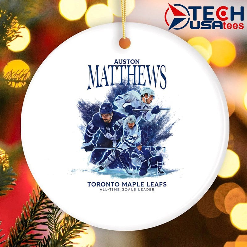 Auston Matthews Toronto Maple Leafs All Time Goals Leader 2025 shirt
