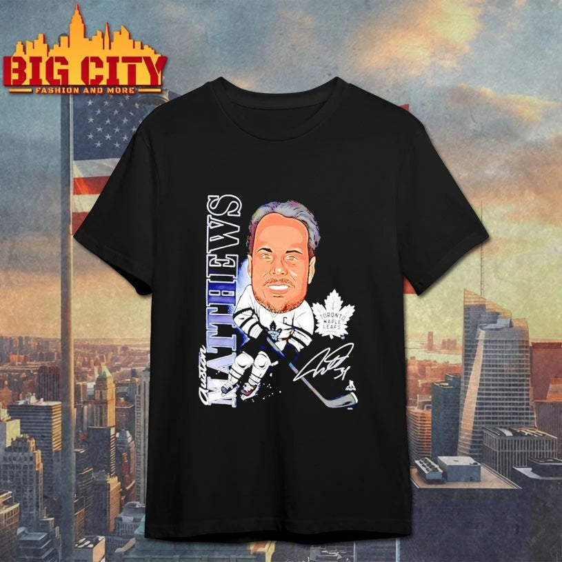 Auston Matthews Toronto Maple Leafs Blue Player Action shirts