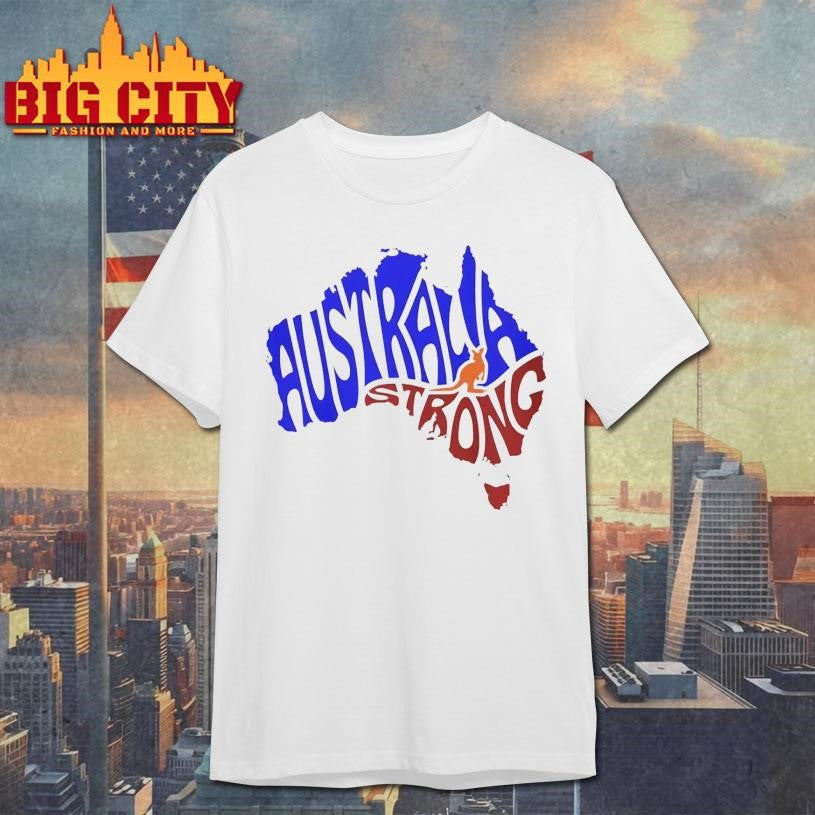 Australia Strong Map Shirt