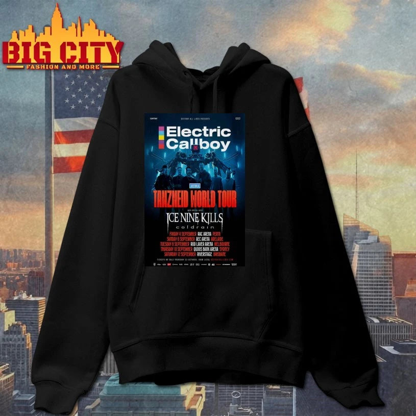 Australian Arena Tour 2026 Electric Callboy Poster Shirt