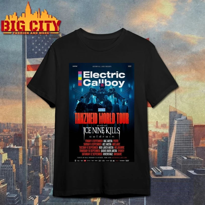 Australian Arena Tour 2026 Electric Callboy Poster Shirt