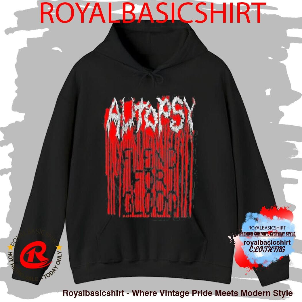 Autopsy Fiend For Blood W Backprint T-Shirt