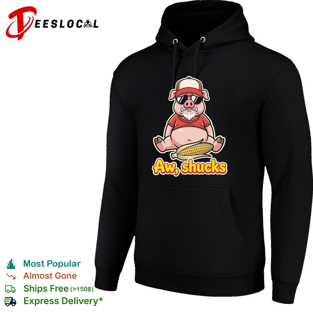 Aw shucks Pig Corn Farm Animal shirt