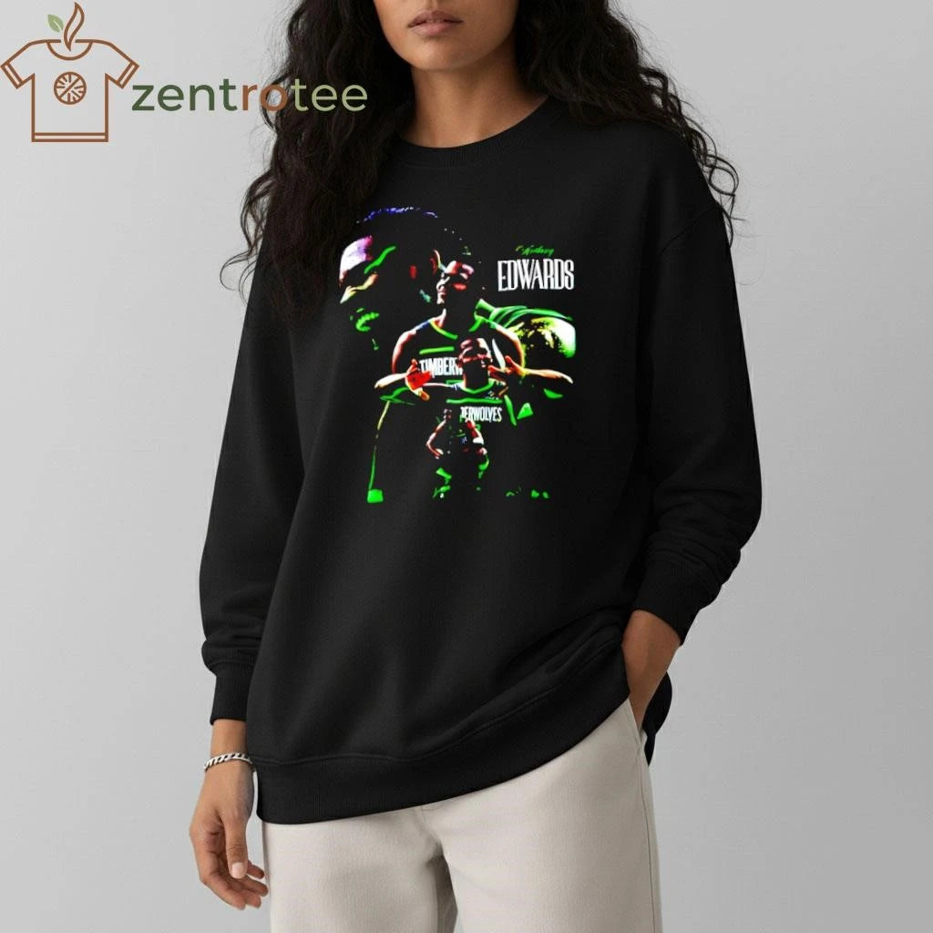 Awesome Anthony Edwards Ant-Man Minnesota Timberwolves Ant in Neon Green tee