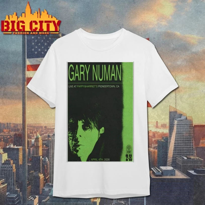 Awesome Gary Numan California Concert 2026 Poster shirt