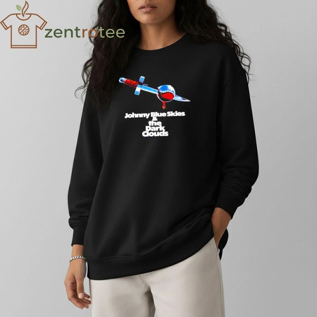 Awesome Johnny Blue Skies And The Dark Clouds Mutiny After Midnight Album Cover Art tee
