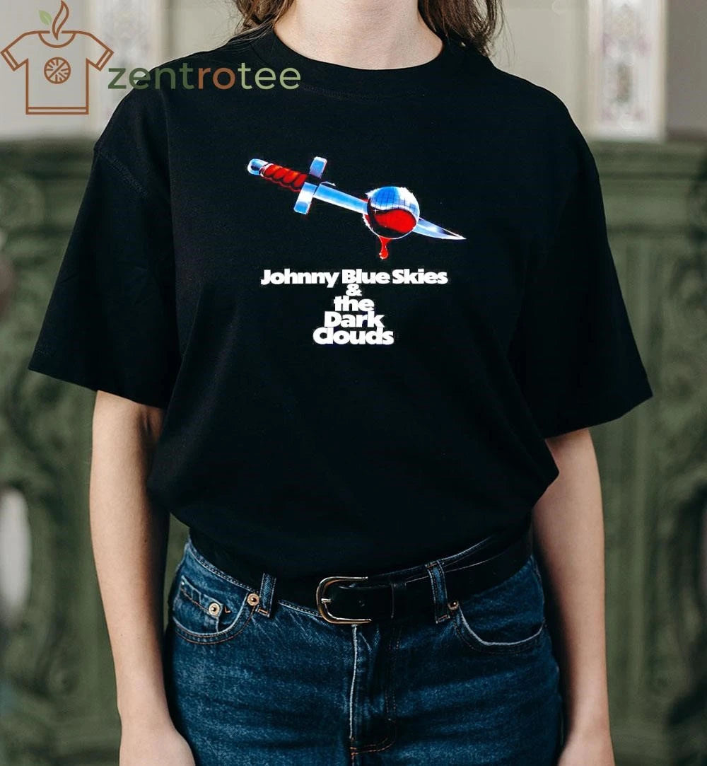 Awesome Johnny Blue Skies And The Dark Clouds Mutiny After Midnight Album Cover Art tee