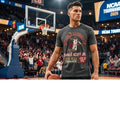 Awesome NCAA 2026 Tournament Official Darius Acuff Jr. Arkansas Razorbacks Scoring Machine Graphic T-Shirt