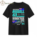 Awesome Nkctees George Russell P1 Australian GP 2026 Champion T-Shirt – Black Streetwear Edition