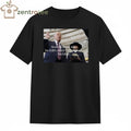 Awesome Now we know why he didn’t place his hands on the bible Trump tee
