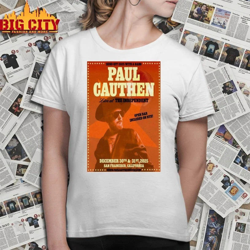 Awesome Paul Cauthen San Francisco CA, December 30-31 2025 Poster Shirts