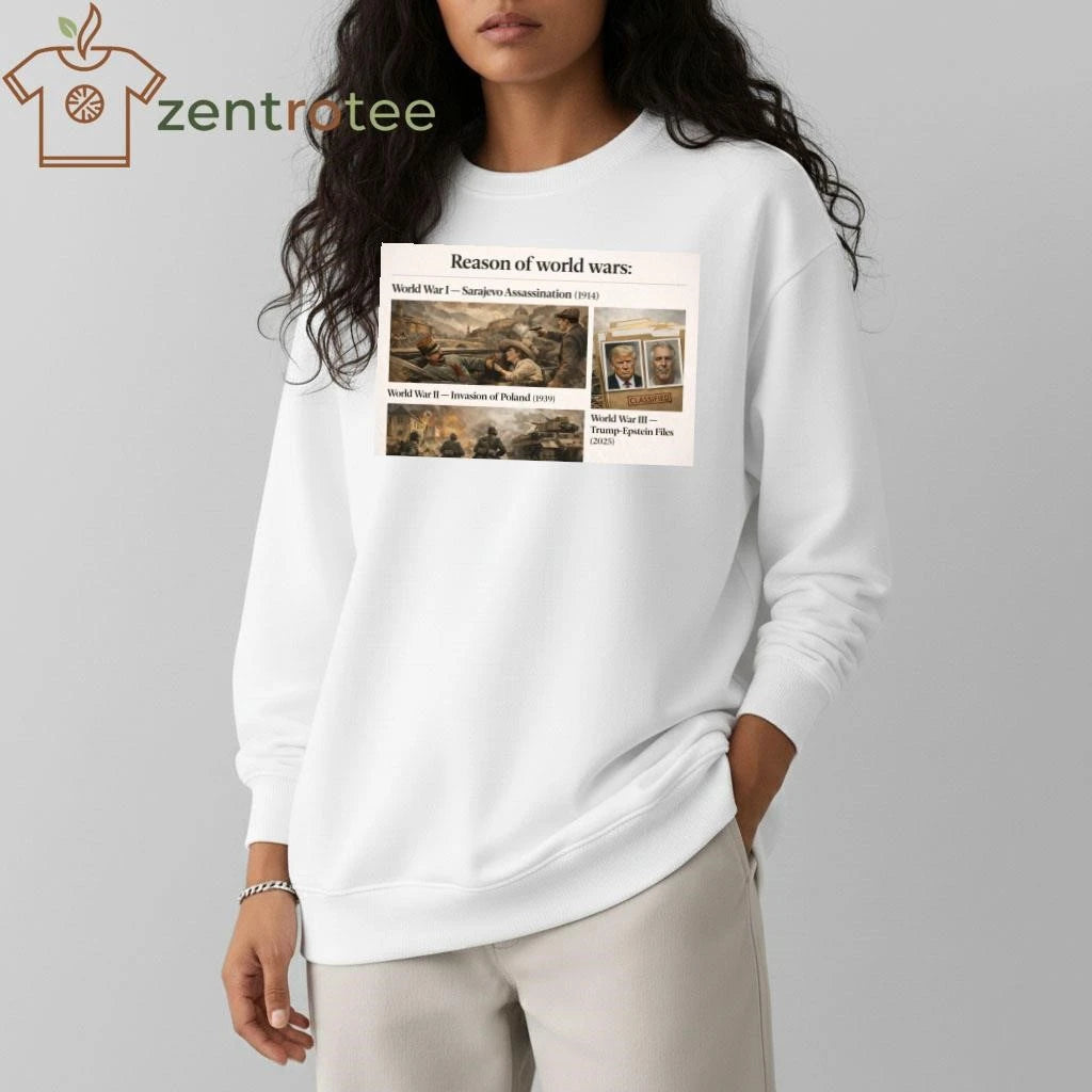 Awesome Reason of Word Wars III Trump Epstein Files tee