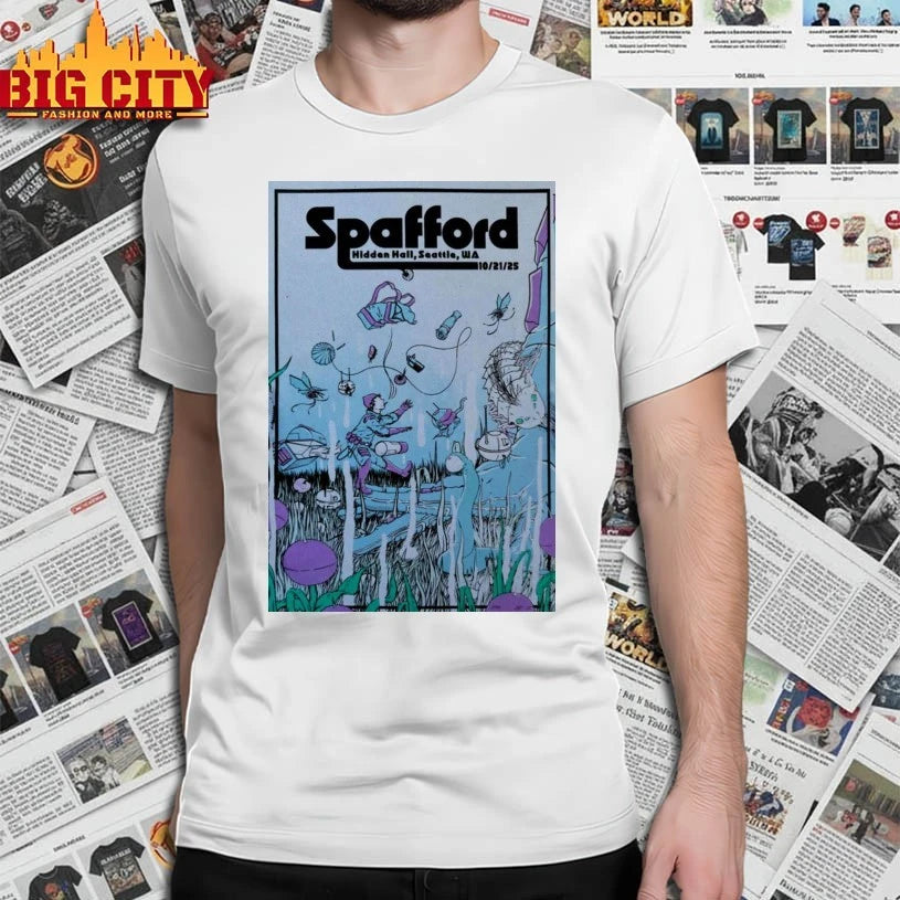 Awesome Spafford Hidden Hall Seattle WA Tour Oct 21 2025 Poster Shirts
