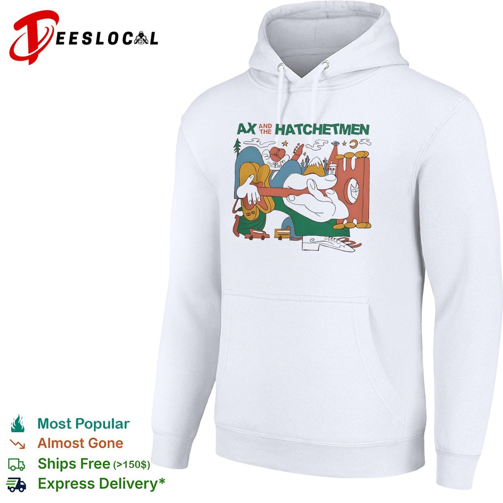Ax and the Hatchetmen Illustration Abstract Landscape Psychedelic shirt