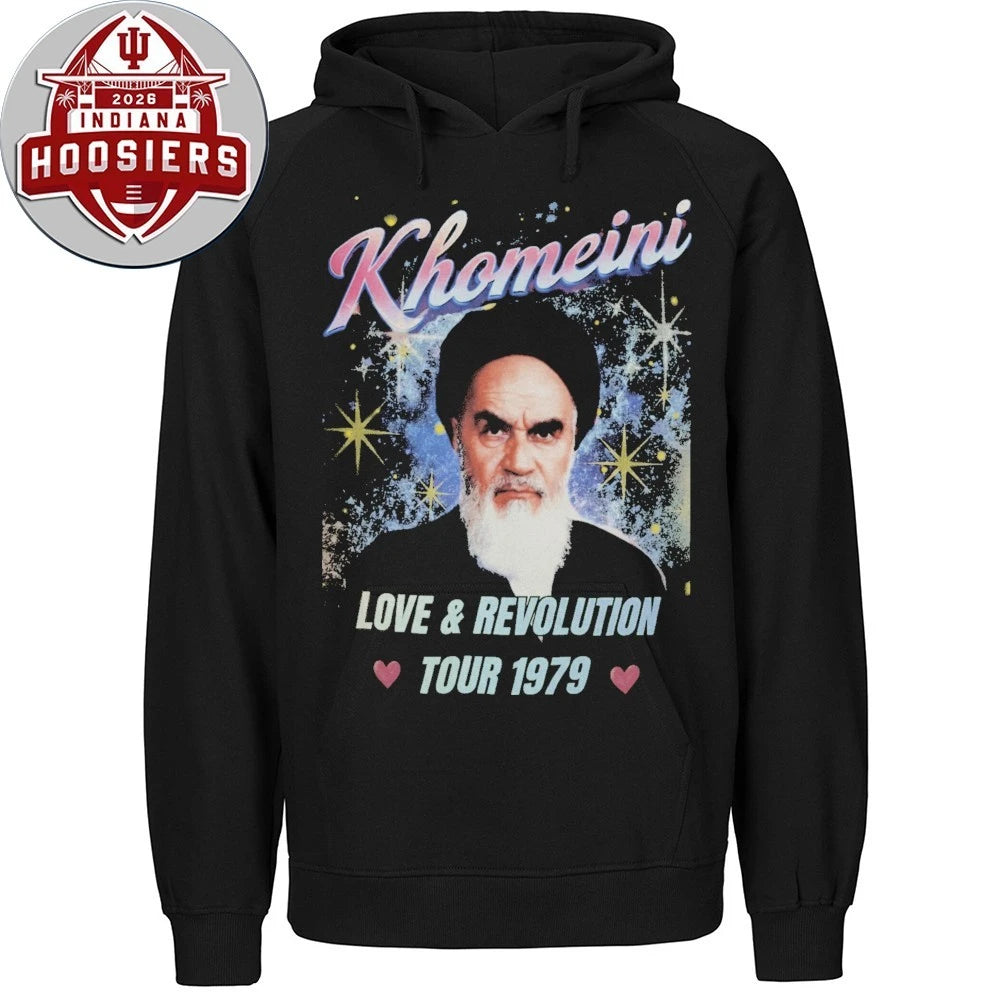 Ayatollah Khomeini Ruhollah Khomeini Love &amp; Revolution Tour 1979 Shirt