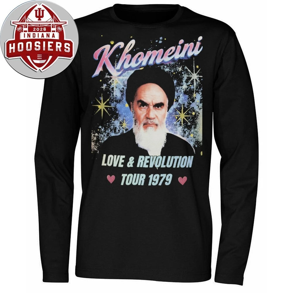 Ayatollah Khomeini Ruhollah Khomeini Love &amp; Revolution Tour 1979 Shirt