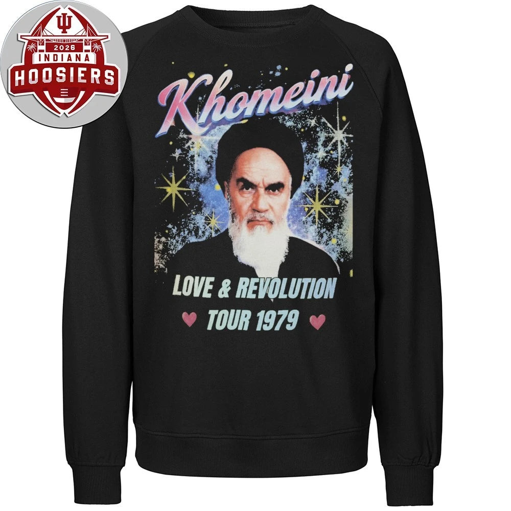 Ayatollah Khomeini Ruhollah Khomeini Love &amp; Revolution Tour 1979 Shirt