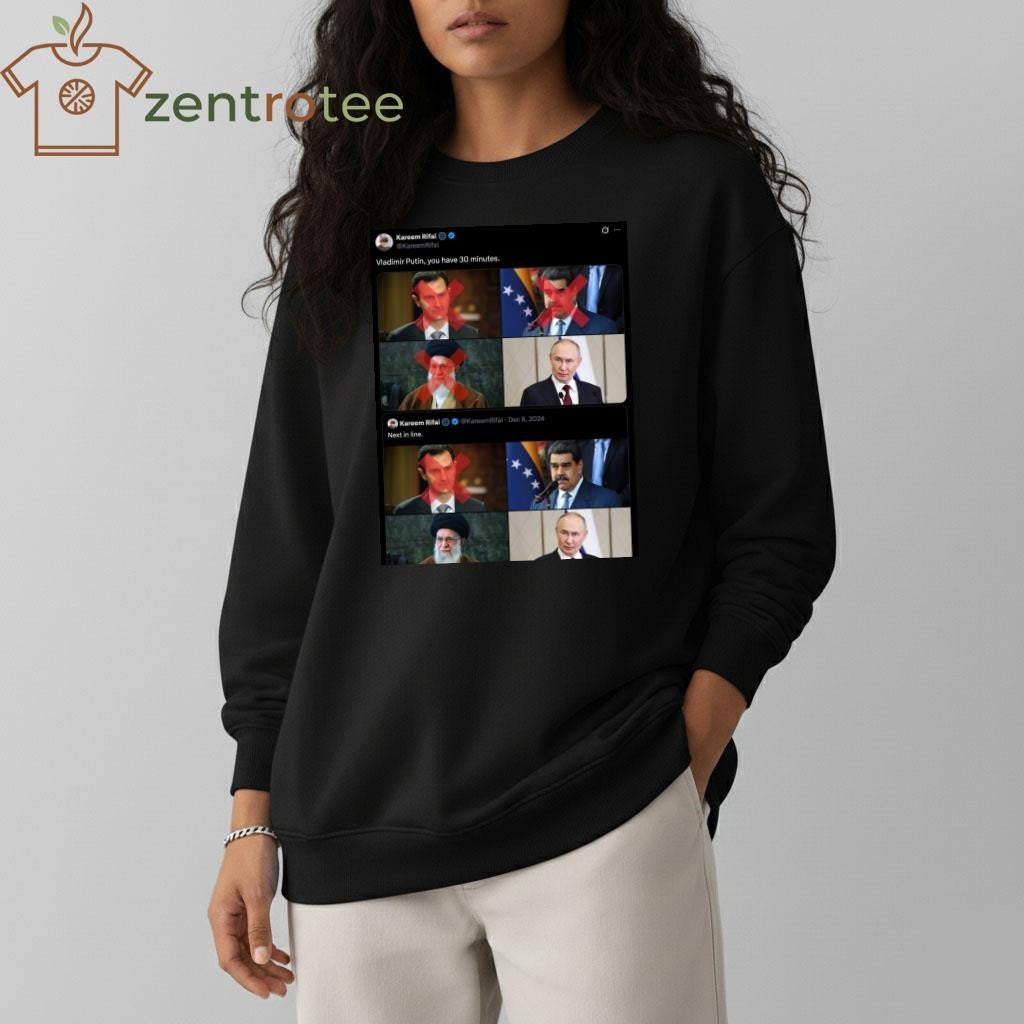 Ayatollah Ruhollah Khomeini death, Vladimir Putin you have 30 minutes tee