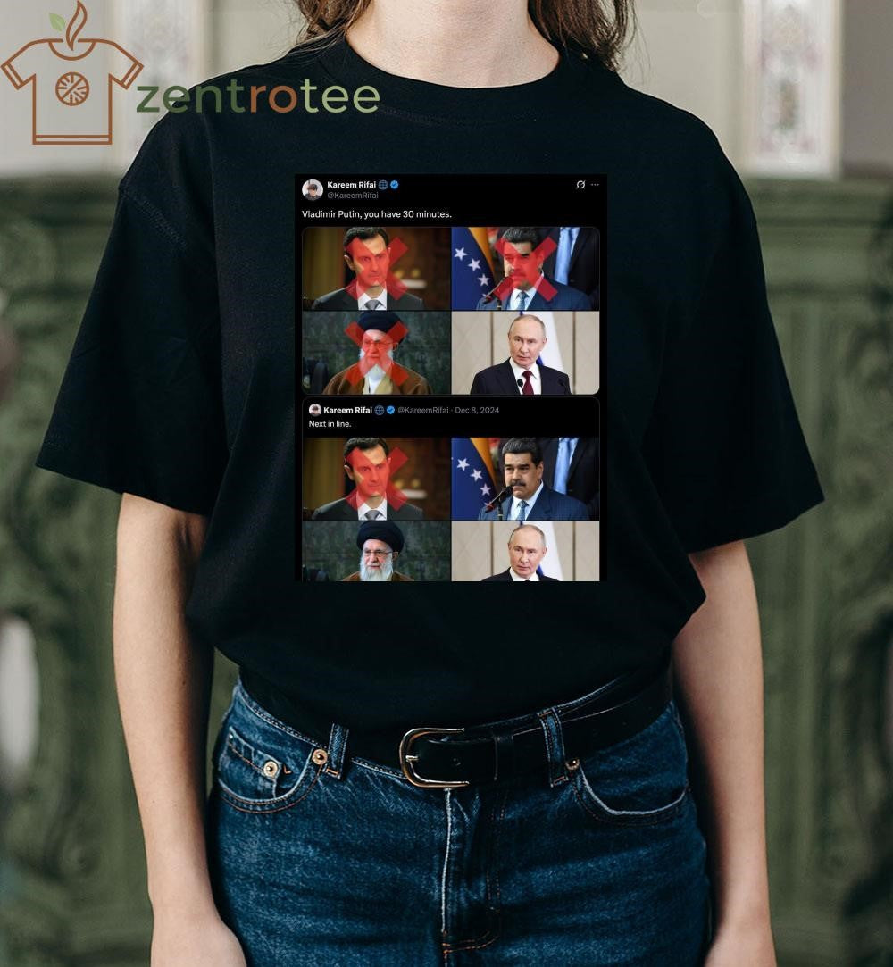 Ayatollah Ruhollah Khomeini death, Vladimir Putin you have 30 minutes tee