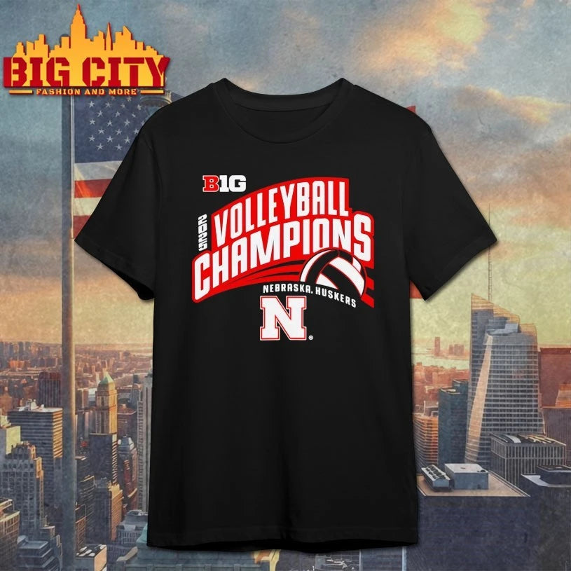 B1G Nebraska Huskers Volleyball Champions 2025 shirt