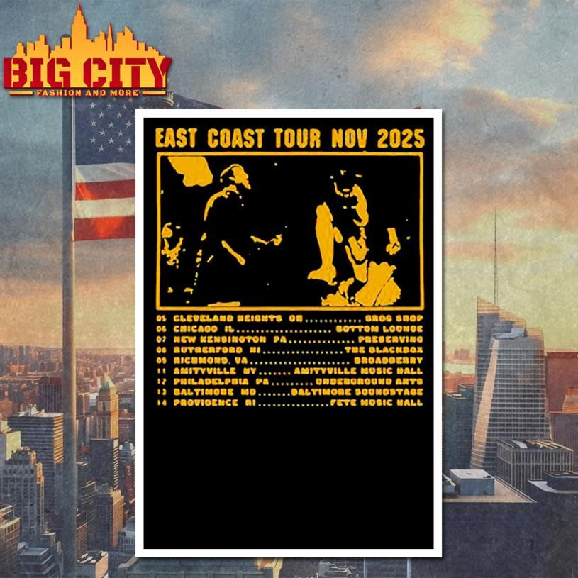 BANE EAST COAST TOUR NOV 2025 Shirt